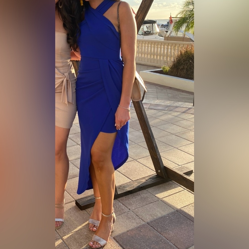 Blue Midi Dress - Size M